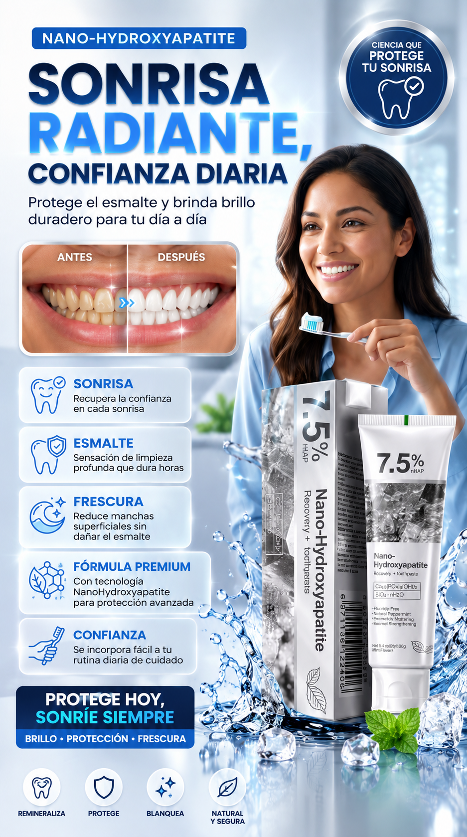🦷 KIT 2X1 Ceelike NanoHydroxyapatite 😁 Sonrisa más brillante, fresca y segura todos los días