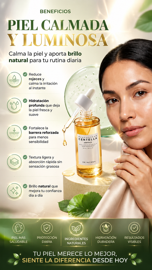 🌿✨ CENTELLA GLOW KOREANO 🌸 El secreto coreano para una piel perfecta