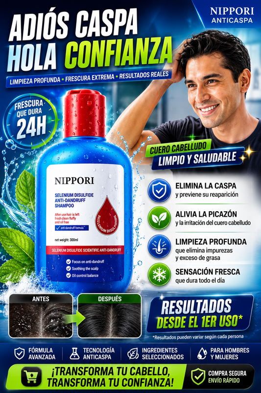 Nippori Scalp🍃 Reset Despídete de la caspa y recupera tu confianza🔥